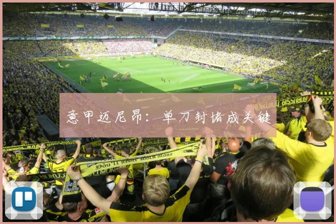 意甲迈尼昂：单刀封堵成关键